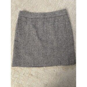 Banana Republic Brown Tweed Wool Blend A-line Skirt Size‎ 12